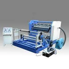 DRUM TYPE SLITTING AND REWINDING MACHINE